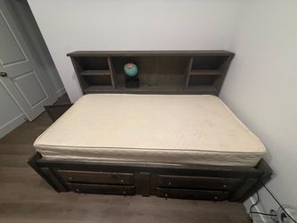 Twin Bed Frame w/ Mattress - $150 OBO