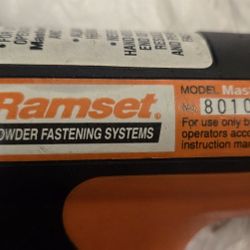 Ramset Master Shot .22 nail gun
