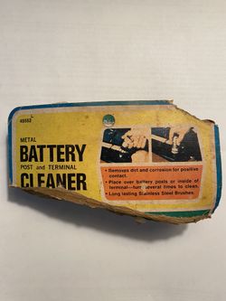 Battery Post And Terminal Cleaner