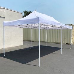 $185(New in Box) Heavy duty 10x20 ft ez pop up canopy outdoor party tent instant shades w/ carry bag