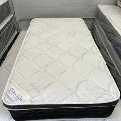 MATTRESS-SET NEW TWIN PILLOW-TOP SIZE AND BOX SPRING-2PCS-OFFER DELIVERY 