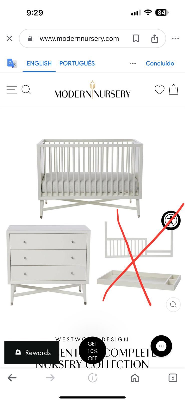 Crib And Dresser