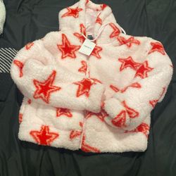 Forever 21 Sherpa Jacket, Size Small 