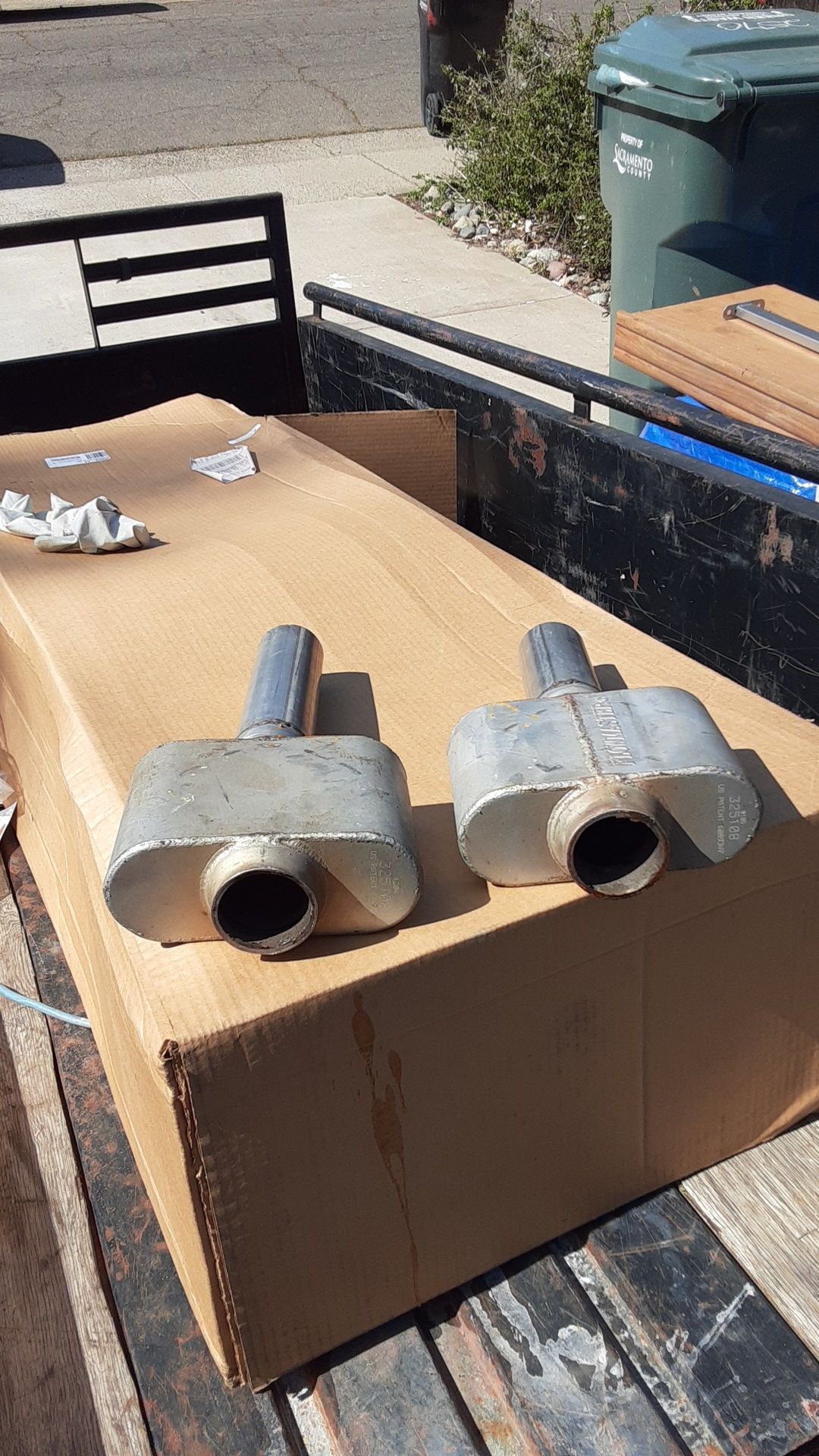 Flowmaster mufflers single chamber for Sale in Sacramento, CA OfferUp