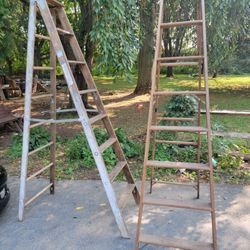 8 Ft Wooden Ladders 