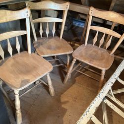 Maple Chairs.  