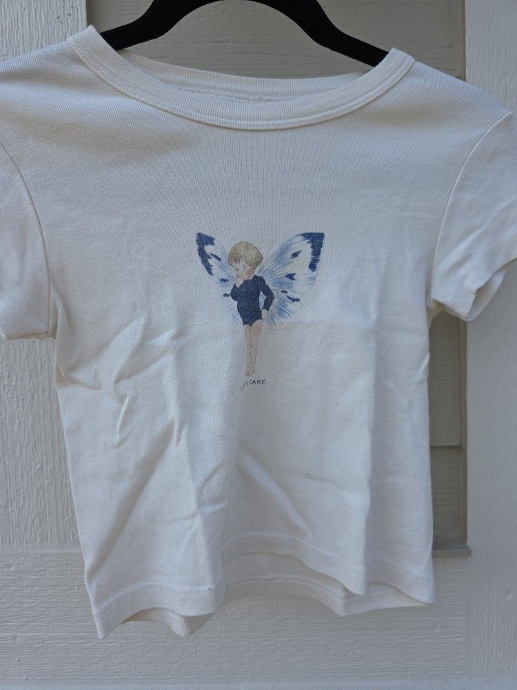 Brandy Melville I Don't Care Shirt Size Small