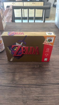 Legend of Zelda Ocarina of Time Grey Cart CIB