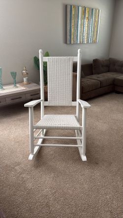 White Rocking Chair