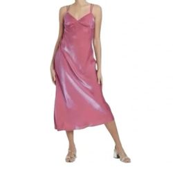 Wild Fable IRIDESCENT MAXI SLIP DRESS PINK BLUE Size M