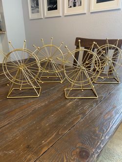 Gold Ferris Wheels for party decor or centerpieces