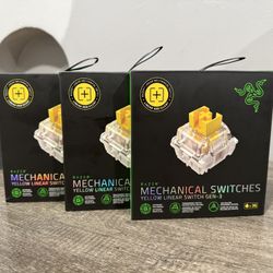 Razer Specific Keyboard Yellow Switches 3 Boxes