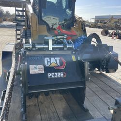 Bobcat, Excavator, Truck, Gravel