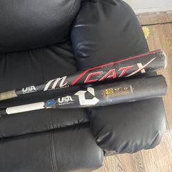 Baseball Bats Usa Demarini Cf , Marucci Cat X 