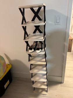 Tall Stackable Shoe Rack Organizer