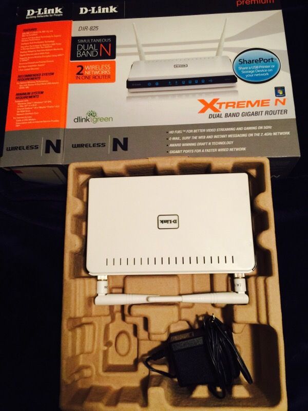 DIR-825 dual band router.