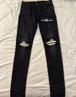 Amiri Jeans Sz 29 Black and White