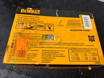 DEWALT 3-1/2 in. x 0.131 in. 21° Collated Bright Finish Duplex Nails (2000-Pack)