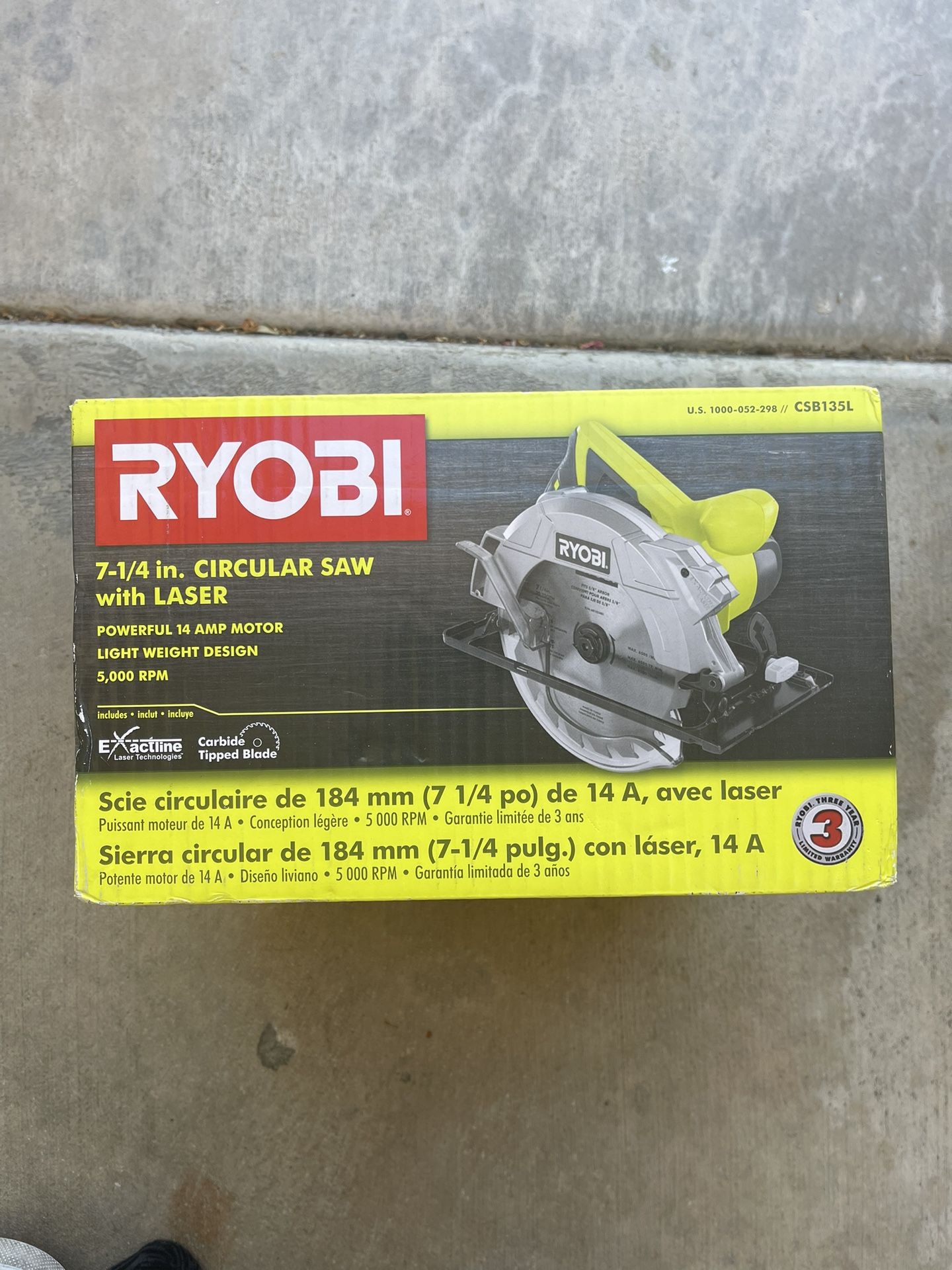 Circular Saw with Laser