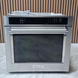 KitchenAid 30 Inch Single Electric Wall Oven with 5 Cu. Ft. Capacity - Stainless Steel (KOES530PSS-D-2309)