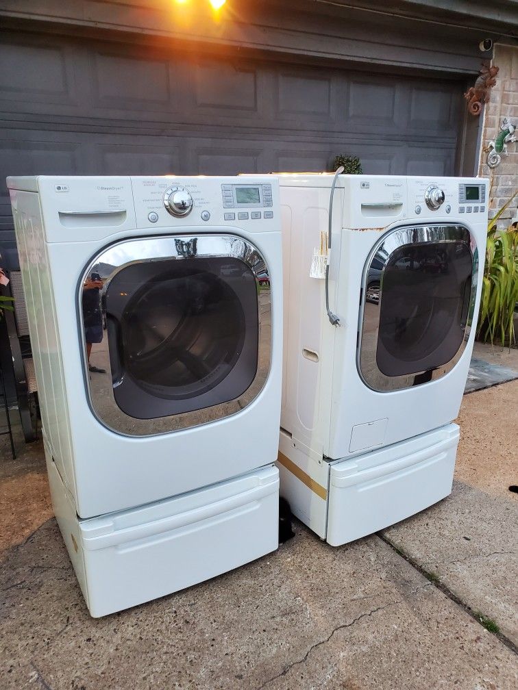 Lg Gas Dryer Set