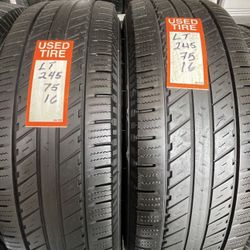 LT 245/75/16 USED TIRES 🛞 $40 EACH‼️ INSTALLATION INCLUDED ✅