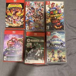 Nintendo switch 2/1 Games For Sale! 