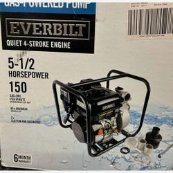 Everbilt 5.5 HP Gas-Powered Utility Pump