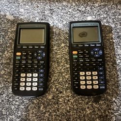 2 TI-83 plus calculators