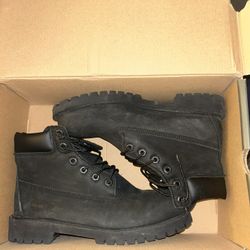 Black Timberland Boots Size 6 