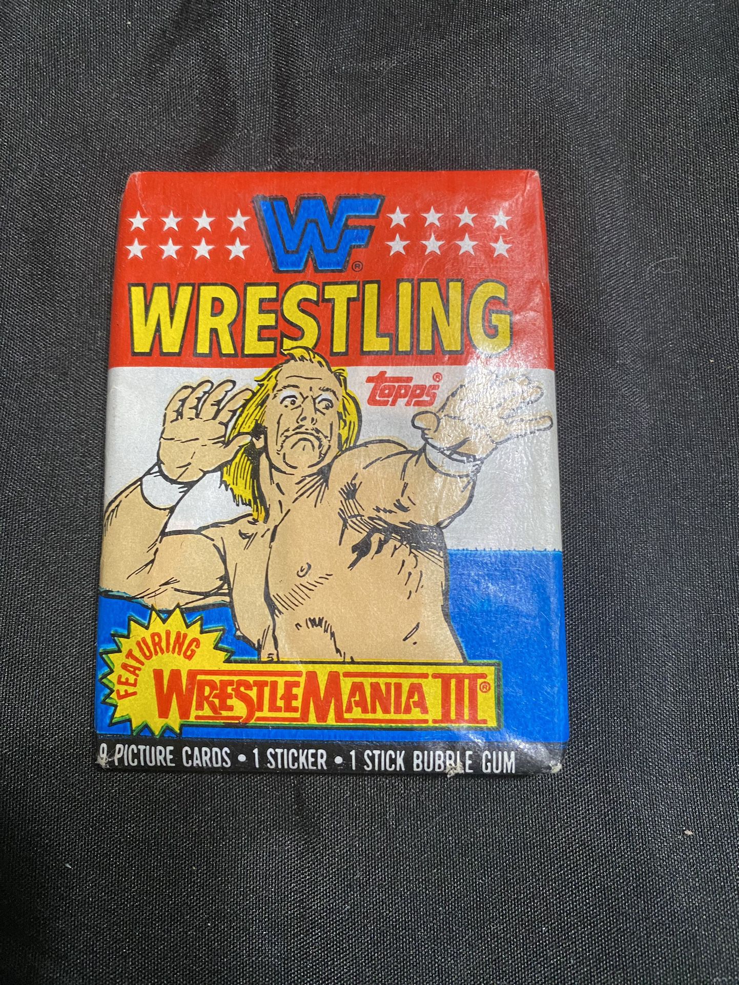 WWF Wrestle Mania III Topps 119 Sealed Packs Of Cards