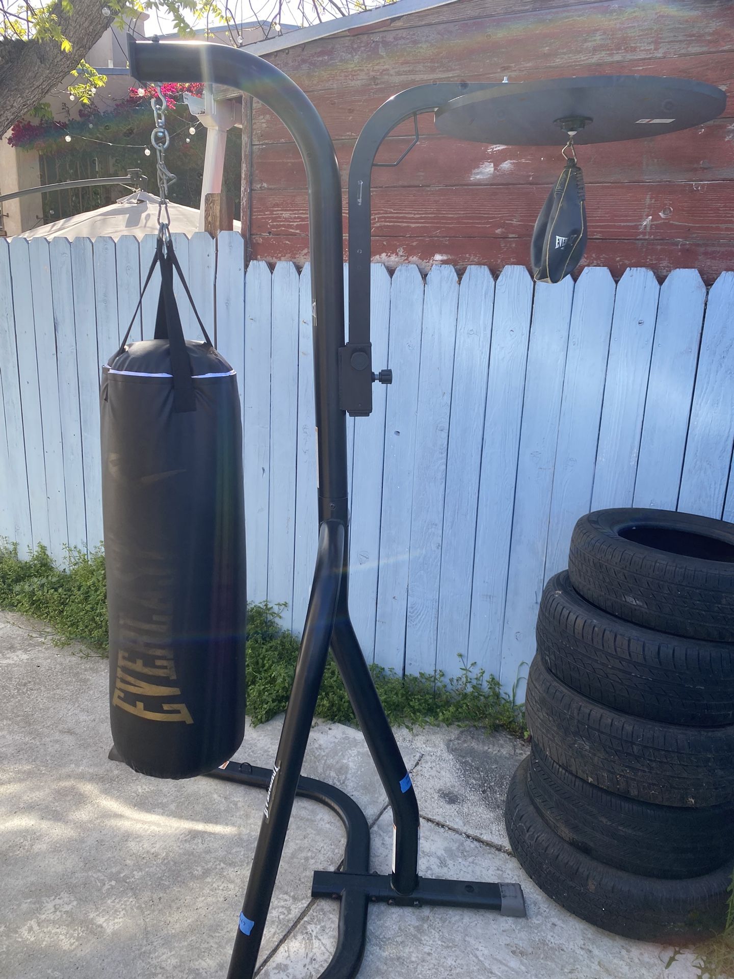 Punching Bag and Speed Bag