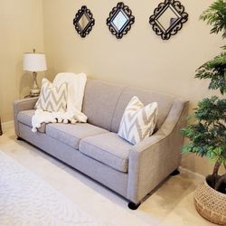 New! Grey Modern Sofa, Sleeper Sofa Couch 