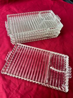 Vintage MCM Sip & Smoke Cigarette Snack Luncheon Plate