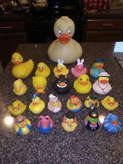 Collection of 22 Rubber Duckies