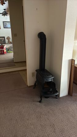 Antique wood stove