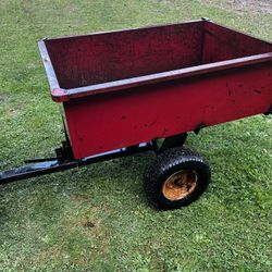 Lifted Dump Trailer