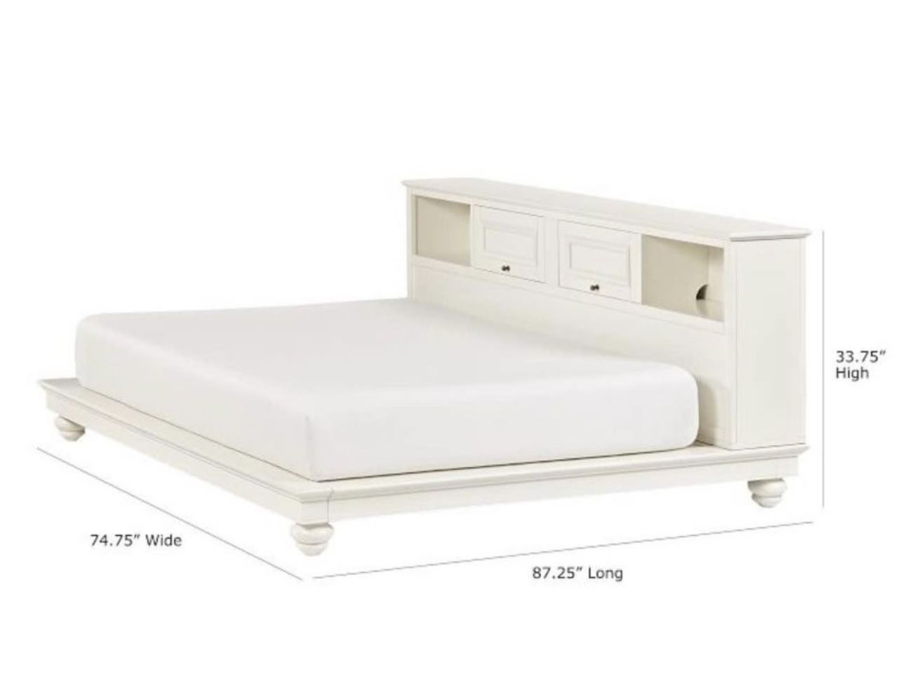 Pottery Barn Teen Queen Platform Bed/Storage