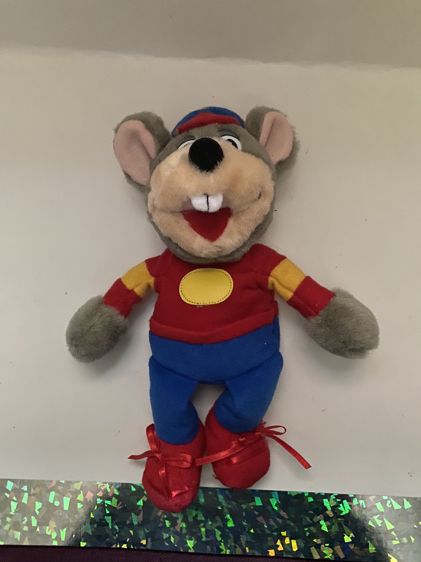 vintage 1996 chuck e cheese mouse plush