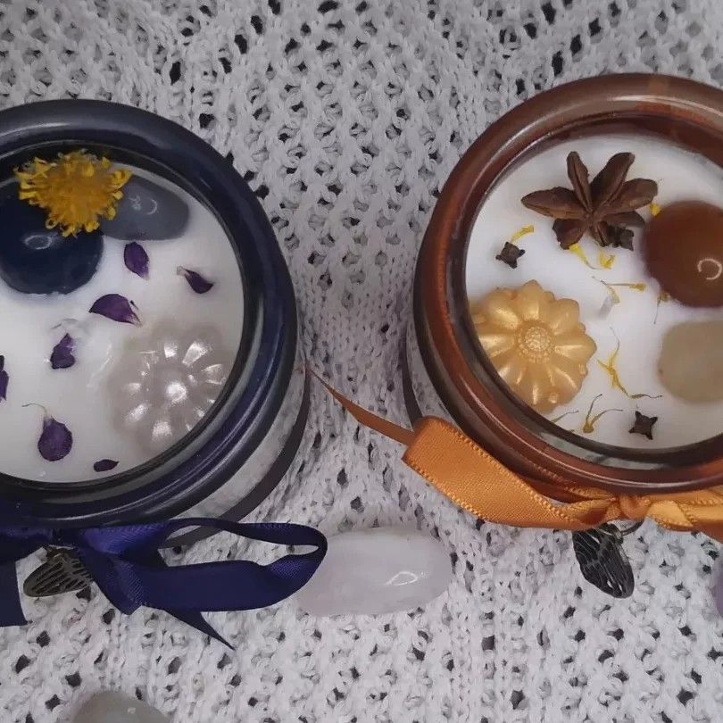 Crystal Healing Candles