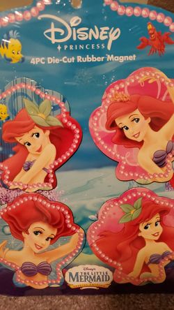 Disney The Little Mermaid Brand New 4 Piece Magnet Set