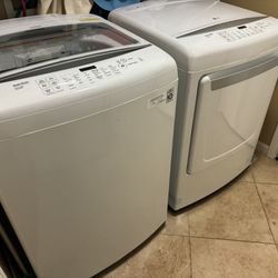 LG Washer & Dryer (Large Capacity)