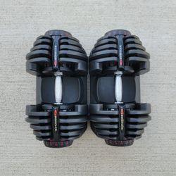 Bowflex 90 Pound Dumbbells 