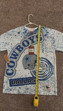  New Dallas Cowboys All Over Print Shirt Size Medium 