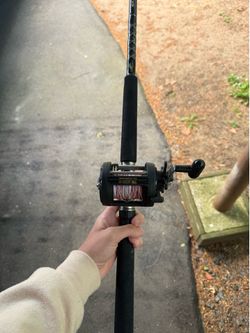 Tsunami Trophy rod and TR Shimano reel