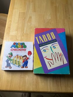 Taboo & Mario edition checkers