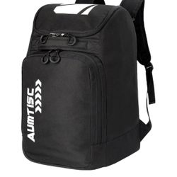 Ski Boot Bag Backpack, Padded SKi Boots and Helmet Bags for Flying Air Travel, S