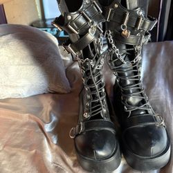 Black Platform Boots