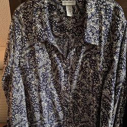 Catherine’s Multi Colored Blouse - Size 3X