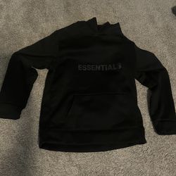Black Essentials Hoodies 